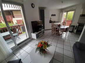 Appartement T2 cabine avec terrasse et piscine à Vieux-Boucau, idéal pour les vacances ! - FR-1-379-18